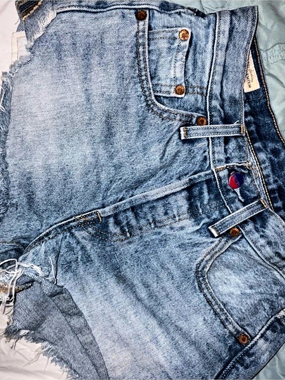 Levi's Premium 501 Distressed High Rise Jeans Waist 24